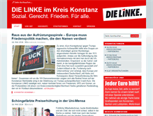 Tablet Screenshot of die-linke-konstanz.de